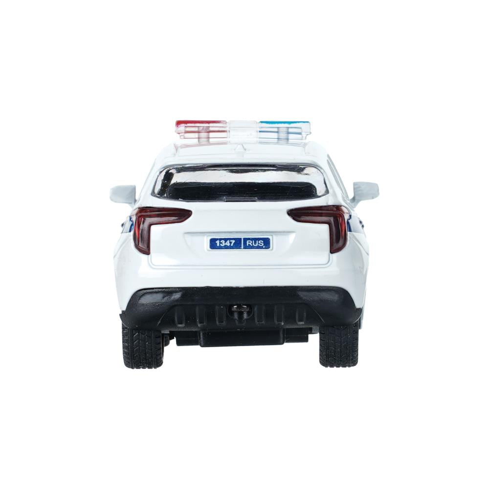 Машина металл haval jolion 10,5 см, двери, инерц. ПОЛИЦИЯ белый, Технопарк