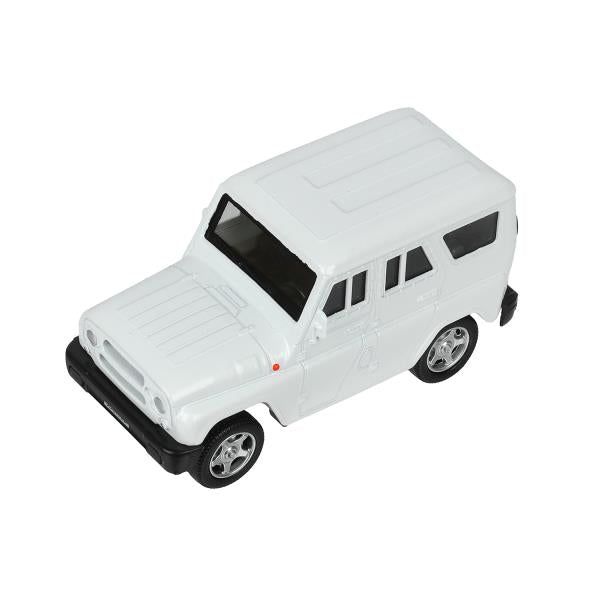 Машина металл UAZ ХАНТЕР длина 10,5 см, инерция, белый, кор. Технопарк в кор.2*36шт