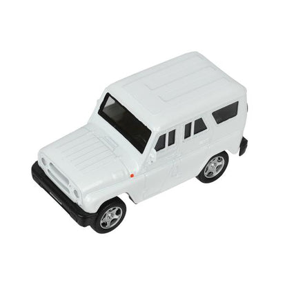 Машина металл UAZ ХАНТЕР длина 10,5 см, инерция, белый, кор. Технопарк в кор.2*36шт