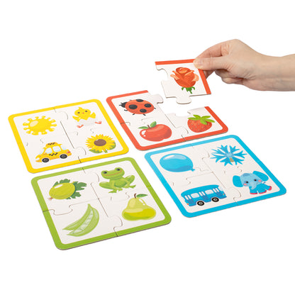 Пазлы "Собирай цвета" 24 эл Baby Toys (макси)