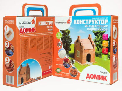 "ДОМИК": КОНСТРУКТОР КЕРАМИЧЕСКИЙ ДЛЯ ДЕТСКОГО ТВОРЧЕСТВА 99 ДЕТ. в кор.5шт
