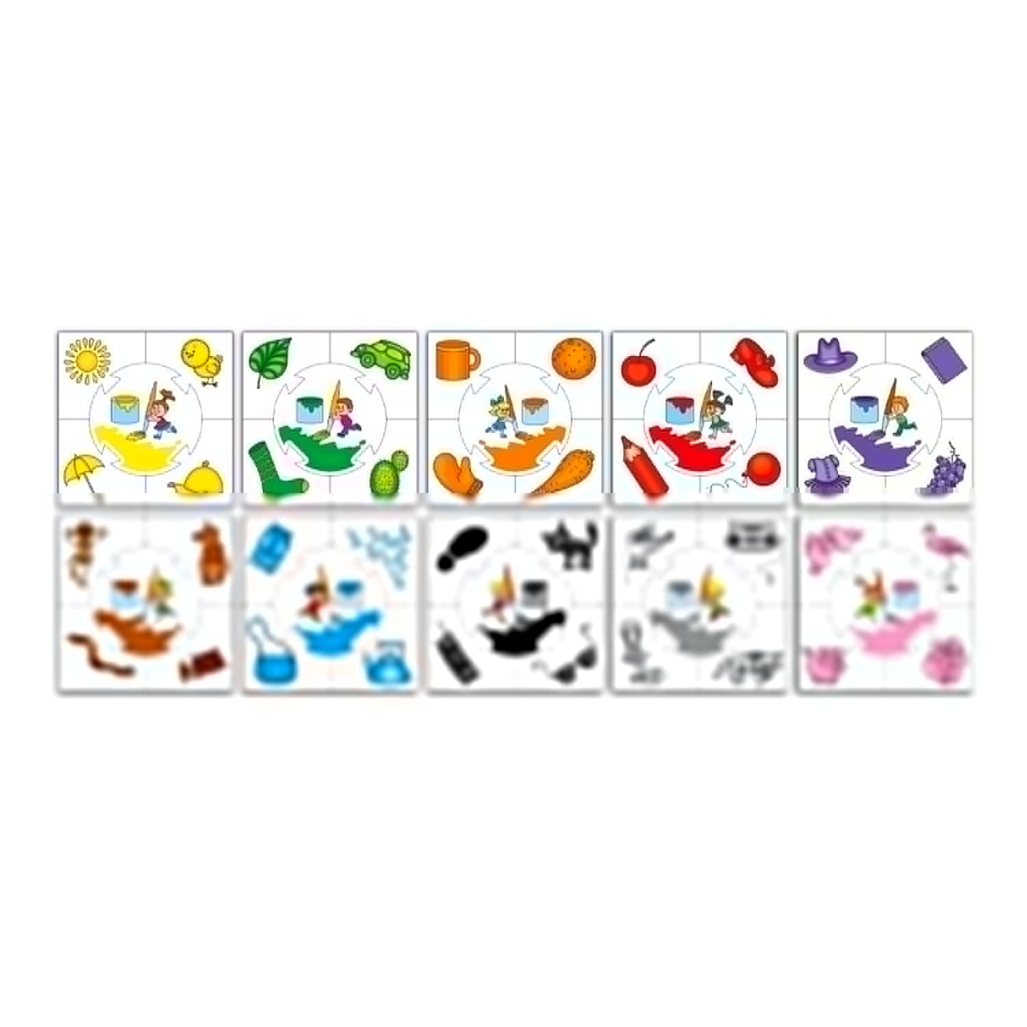 ИГРА ОБУЧАЮЩАЯ УЧИСЬ ИГРАЯ "ЦВЕТ" (М/Г) 00237 в уп.14шт