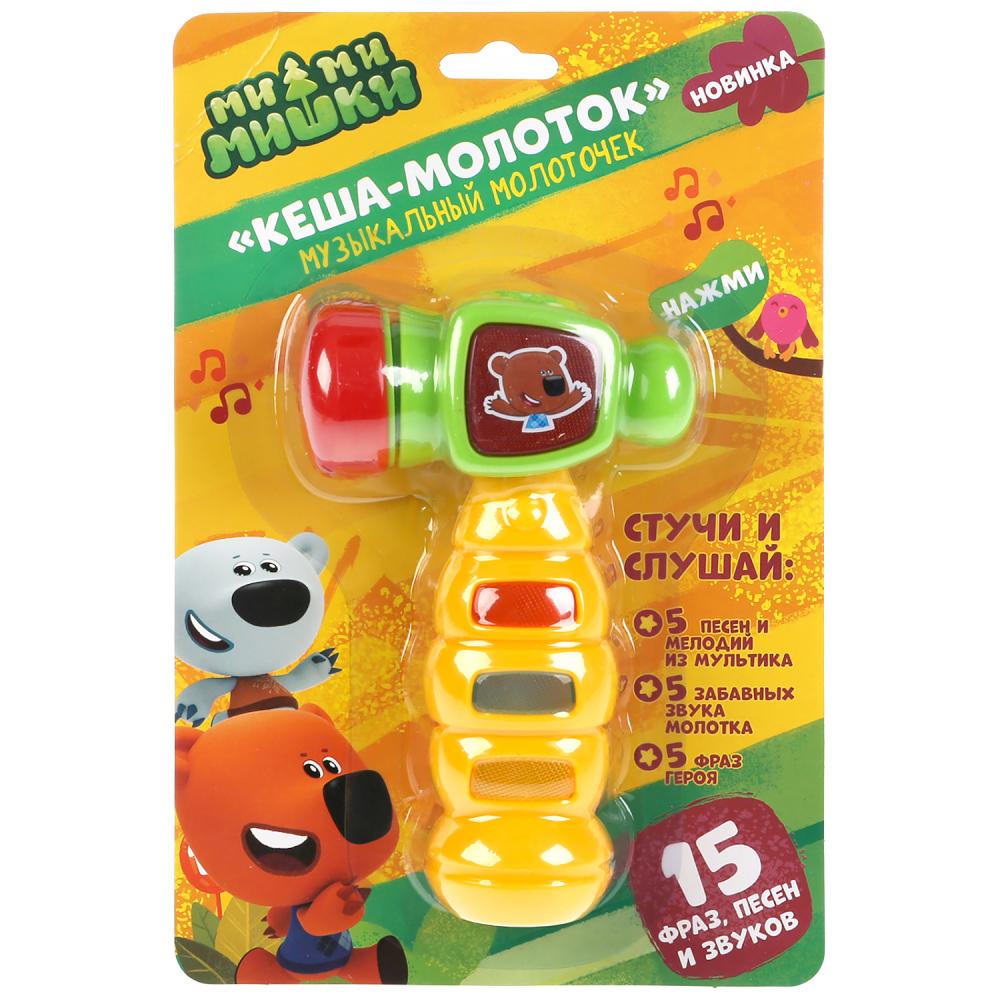 Музыкальный молоточек "Кеша-молоток" МИ-МИ-МИШКИ на бат. свет+звук на блистере Умка в кор.2*84шт
