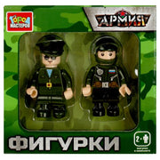 Конструктор фигурки армия, 2 шт. Город мастеров в кор.2*40шт