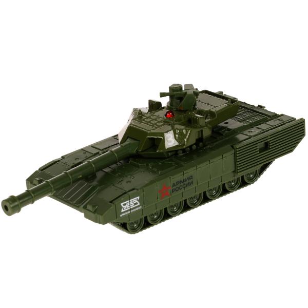 ARMATA-12-AR 335857 Модель металл АРМАТА ТАНК Т-14 АРМИЯ РОССИИ 12 см, башня, инерц, зелен, кор. Тех