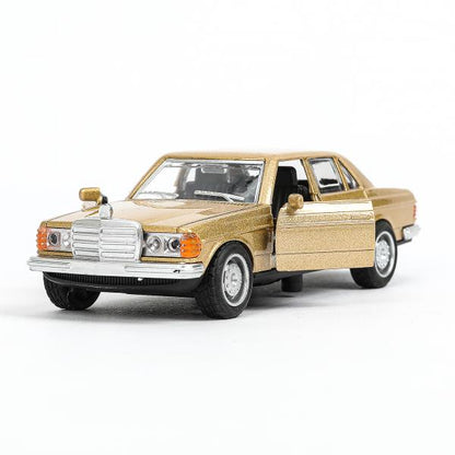 Модель металл MERCEDES-BENZ w116 12,5см инерция, двери Технопарк в кор.2*120шт