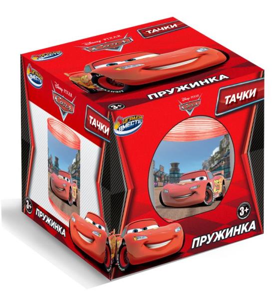 Игра пружинка, тачки, кор.8*7*8см ИГРАЕМ ВМЕСТЕ в кор.2*180шт