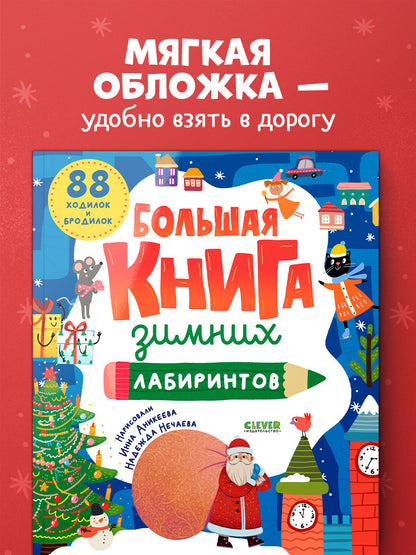 Большая книга зимних лабиринтов