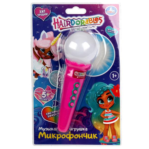 Микрофончик hairdorables Hairdorable 25 песен и звуков.+блист./бат. Умка