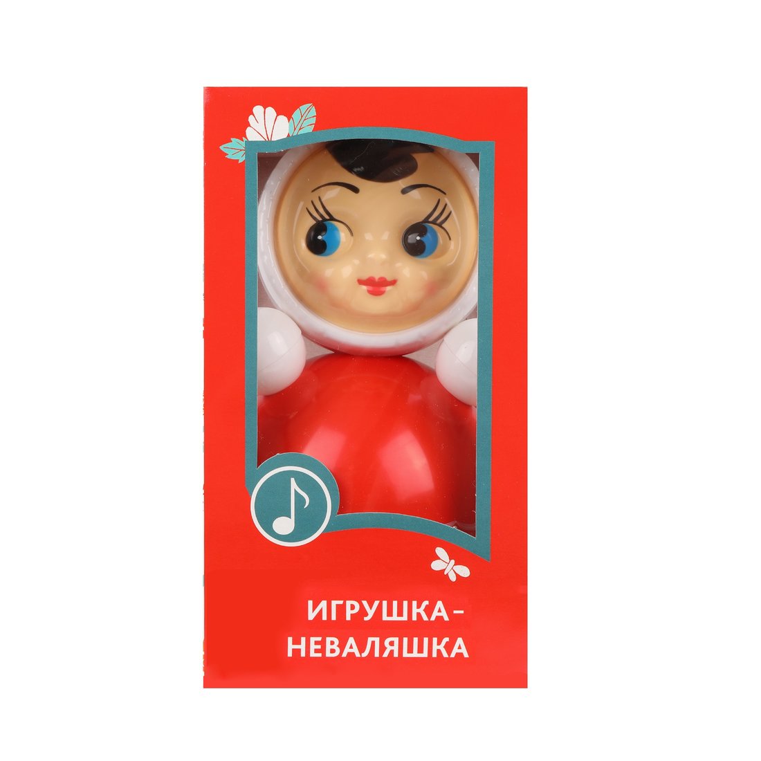 Игрушка-неваляшка Средняя (21.8 см) артикул 6С-002 в художественной упаковке, EAN - 4620005410022