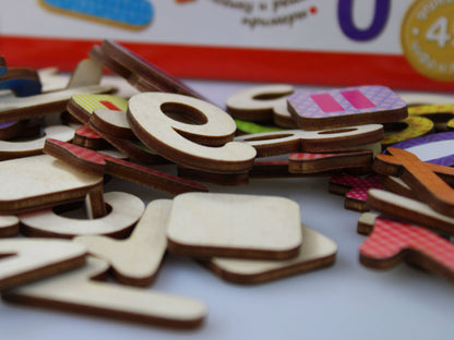 Игра развивающая "Арифметика" (деревянные цифры и знаки) Baby Toys Wood