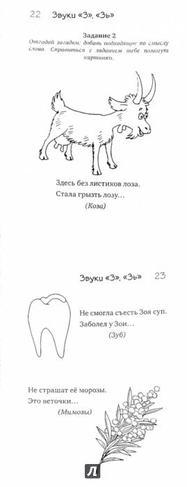 Загадки-добавлялки на свистящие звуки С,З,Ц