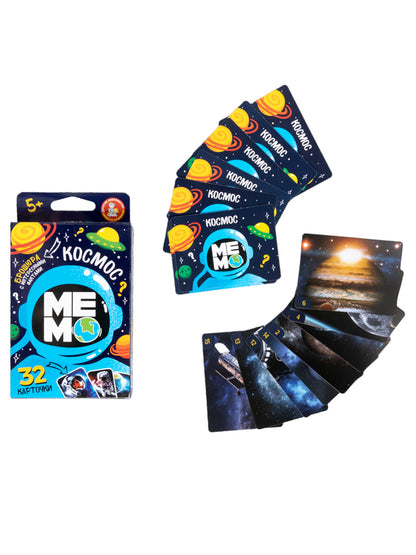 Игра настольная МЕМО "Космос" (32 карточки)