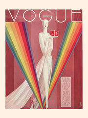 VOGUE. Дама со шкатулкой. Серия плакатов. Формат А4.