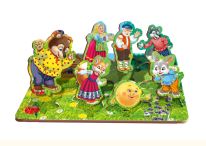 Рамка-вкладыш колобок в пленке Буратино в кор.20шт