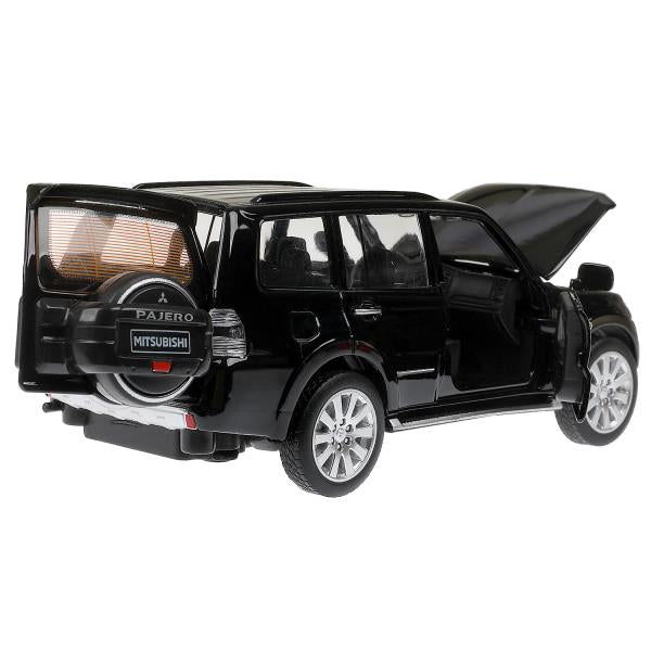 Машина металл свет-звук MITSUBISHI pajero 4wd turbo,14,5 см, двери, инерция Технопарк в кор.2*24шт