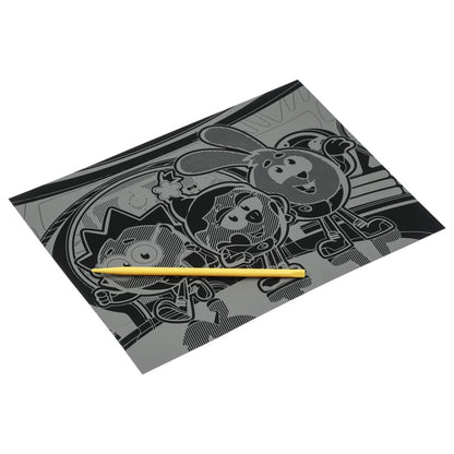 Гравюра Смешарики , цветная, д3 MultiArt