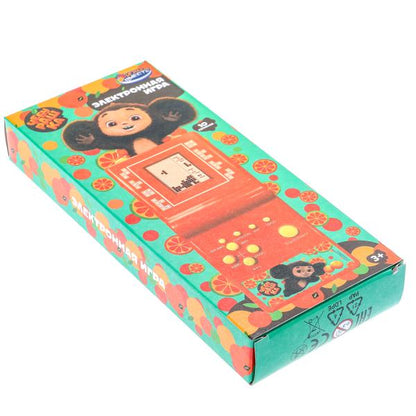 Электронная логическая игра Чебурашка кор.8*18*26,8см ИГРАЕМ ВМЕСТЕ в кор.2*144шт