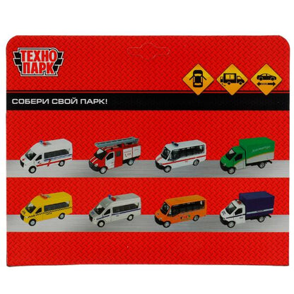 NEXTSHOP-15-FRU338047 Машина металл ГАЗЕЛЬ NEXT ФРУКТЫ 14 см, двер, прилав, инерц, красный, кор. Тех