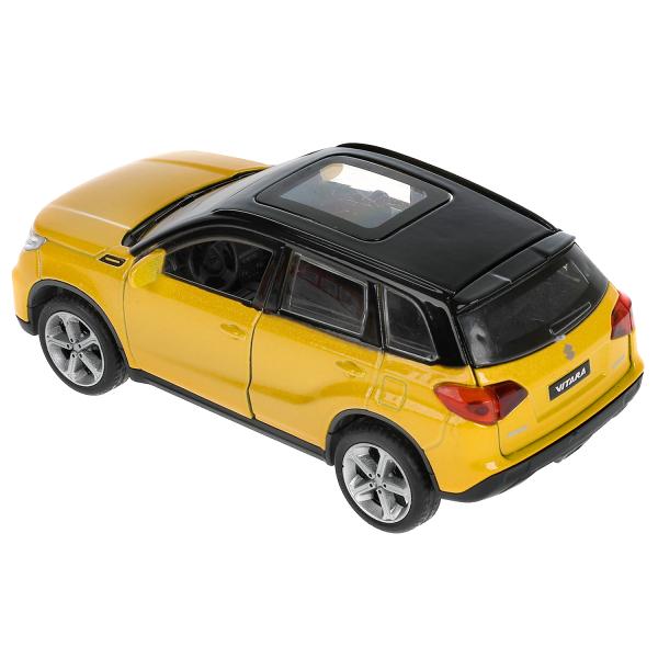 Машина металл "suzuki vitara s 2015" дл 12 см, откр дв, багаж, ин, золот с черным в кор. Технопарк