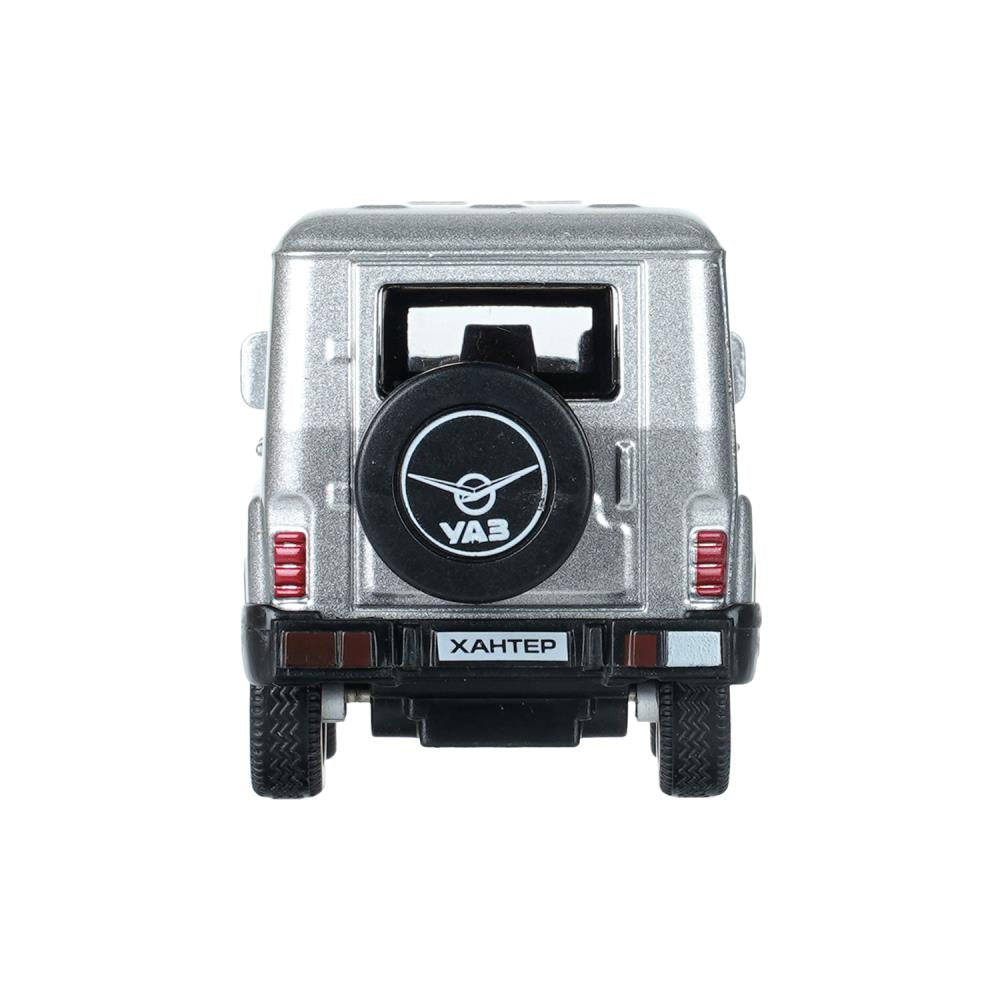 Машина металл UAZ ХАНТЕР длина 10,5 см, инерция, серебристый, Технопарк