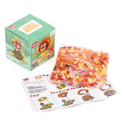 СОЮЗМУЛЬТФИЛЬМ конструктор 3D сборная фигурка львёнок, 437 дет. Город мастеров в кор.180шт