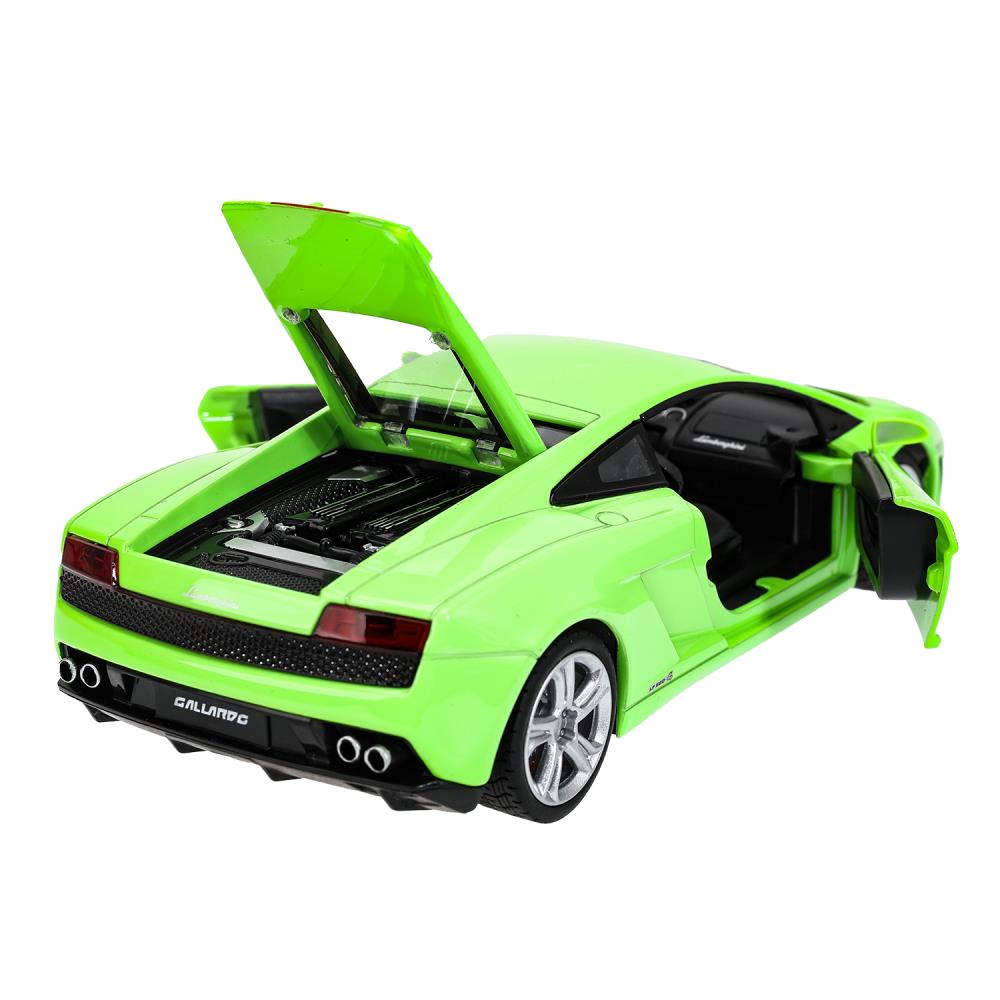 Машина металл свет-звук lamborghini gallardo lp 560-4, 18 см, двери,багажник Технопарк в кор.2*6шт