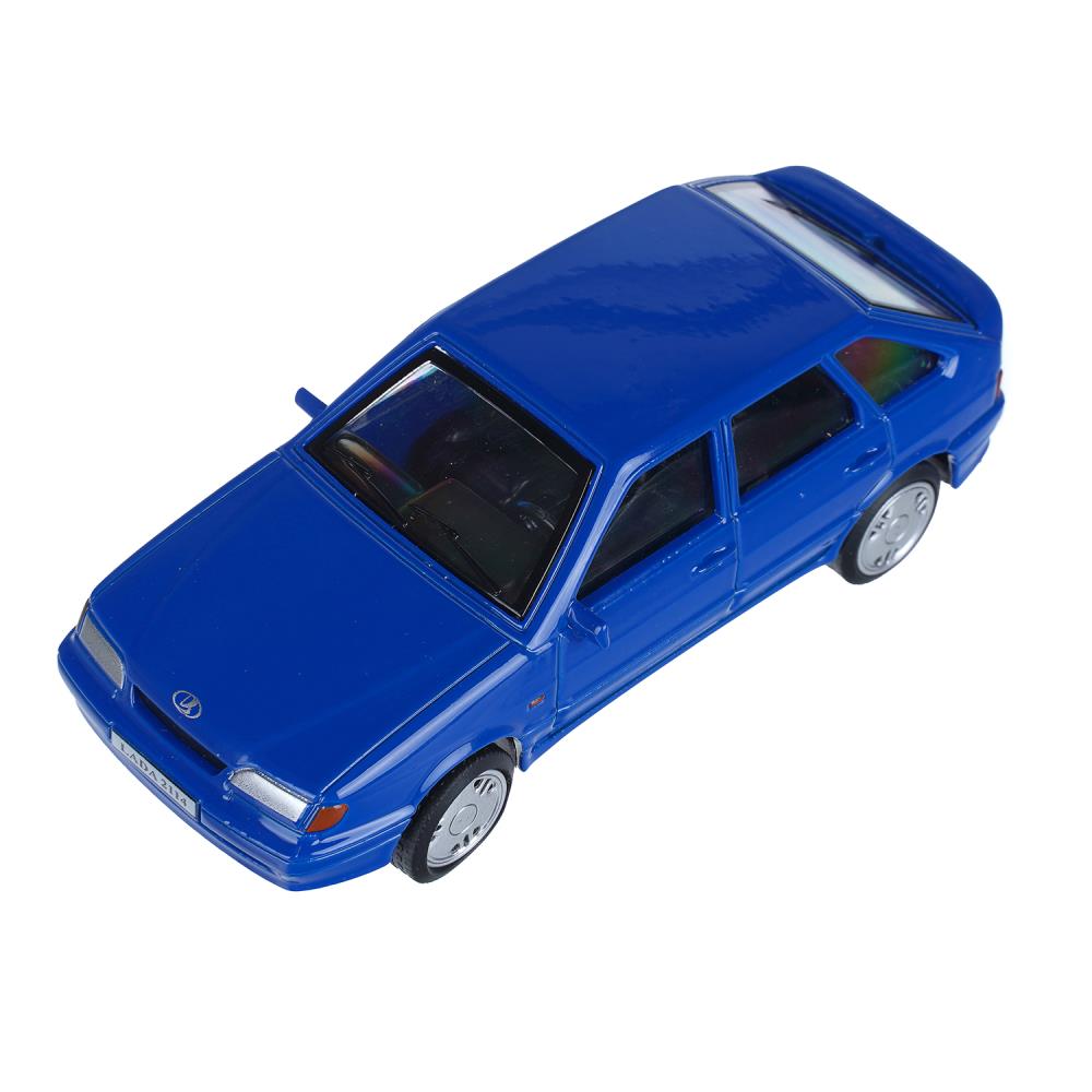 Машина металл LADA lada 2114 длина 10,5 см, инерц, синий, кор. Технопарк в кор.2*36шт