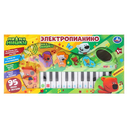 Электропианино 95 песен,звуков и фраз Ми-ми-мишки в кор. Умка в кор.2*30шт