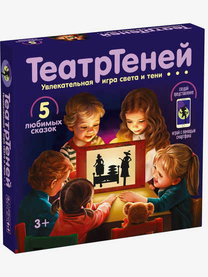 Игра настольная "ТеатрТеней" Театр на столе (5 сказок)