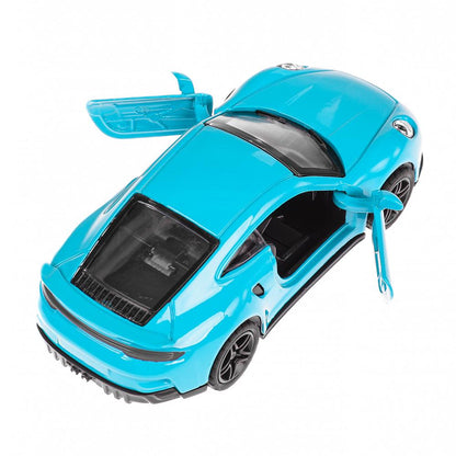Машина металл porshe 911 turbo инерция, двери, размер 10.5 Технопарк в кор.2*120шт