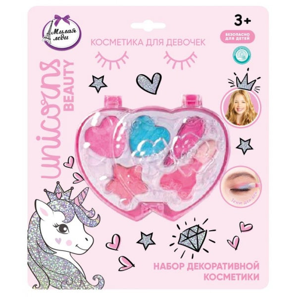 Косметика ДЛЯ ДЕВОЧЕК тени для век МИЛАЯ ЛЕДИ в кор.2*360шт