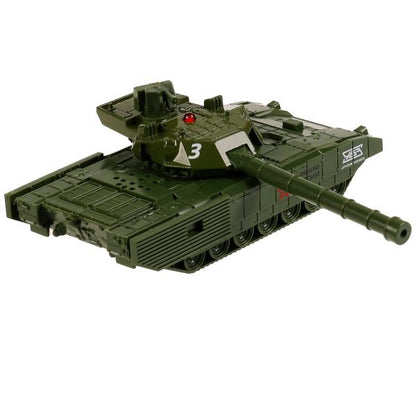 ARMATA-12-AR 335857 Модель металл АРМАТА ТАНК Т-14 АРМИЯ РОССИИ 12 см, башня, инерц, зелен, кор. Тех