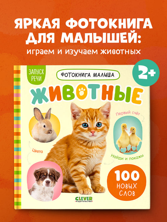 Фотокнига малыша. Животные/Нет а.