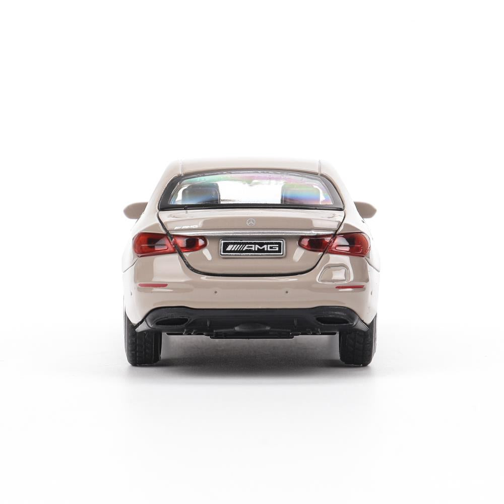 Машина металл MERCEDES-BENZ e-class amg 12см, дв,баг,ин,золотистый, кор. Технопарк в кор.2*36шт