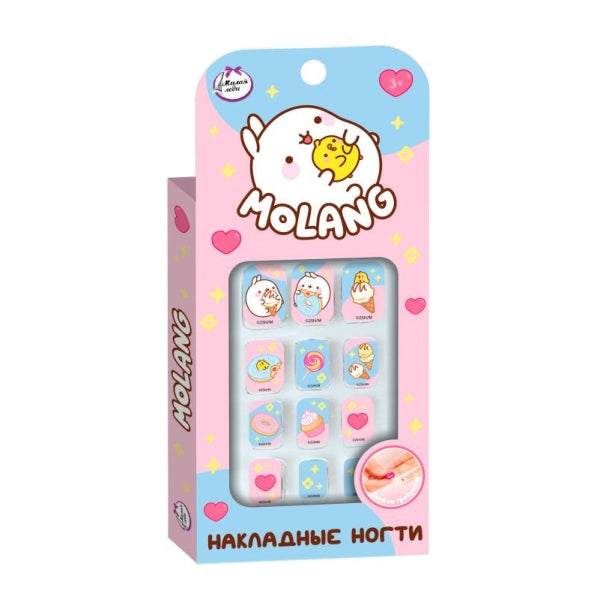 Накладные ногти Molang в коробке МИЛАЯ ЛЕДИ в кор.60*12шт