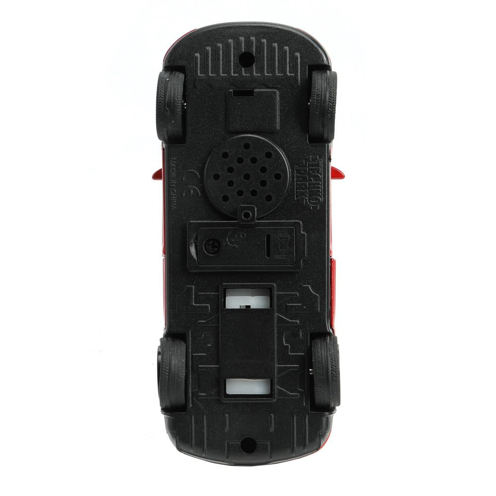 Машина металл tesla model x plaid 12 см, двери, красн, кор. Технопарк в кор.2*36шт