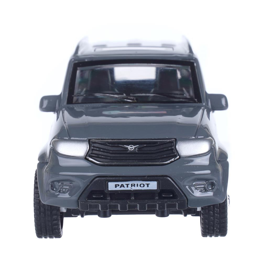 Машина металл UAZ patriot 10,5 см, инерция, черный, кор. Технопарк в кор.2*36шт