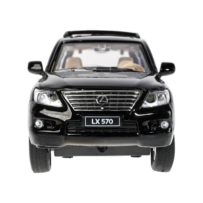 Машина металл свет-звук LEXUS LX570, 14,7 см, двери, багажник, инерция Технопарк в кор.2*24шт