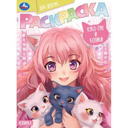 Нэко-тян и котики. Раскраска для девочек. 214х290 мм. Скрепка. 16 стр. Умка. в кор.50шт
