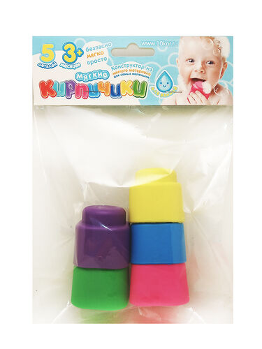 Игрушка для ванной. Мягкие кирпичики серия «Baby Toys»