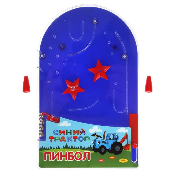 Настольная игра пинбол Синий ТРАКТОР кор.19,5*14,5*3см ИГРАЕМ ВМЕСТЕ в кор.2*72шт