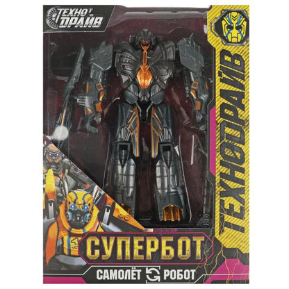 Робот трансформирующийся в САМОЛЕТ, кор.13*17,5*5см ТЕХНОДРАЙВ в кор.2*96шт