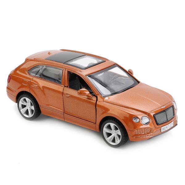 МАШИНА "ТЕХНОПАРК" МЕТАЛЛ. ИНЕРЦ. BENTLEY BENTAYGA, 1:45, ОТКРЫВ. ДВЕРИ, В РУСС. КОР. в кор.2*36шт