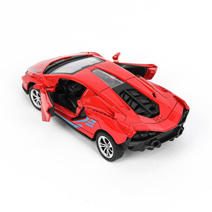 1:32 модель металл свет-звук lamborghini sian 14.9см, двери, инерция, багаж. - в кор.2*48шт