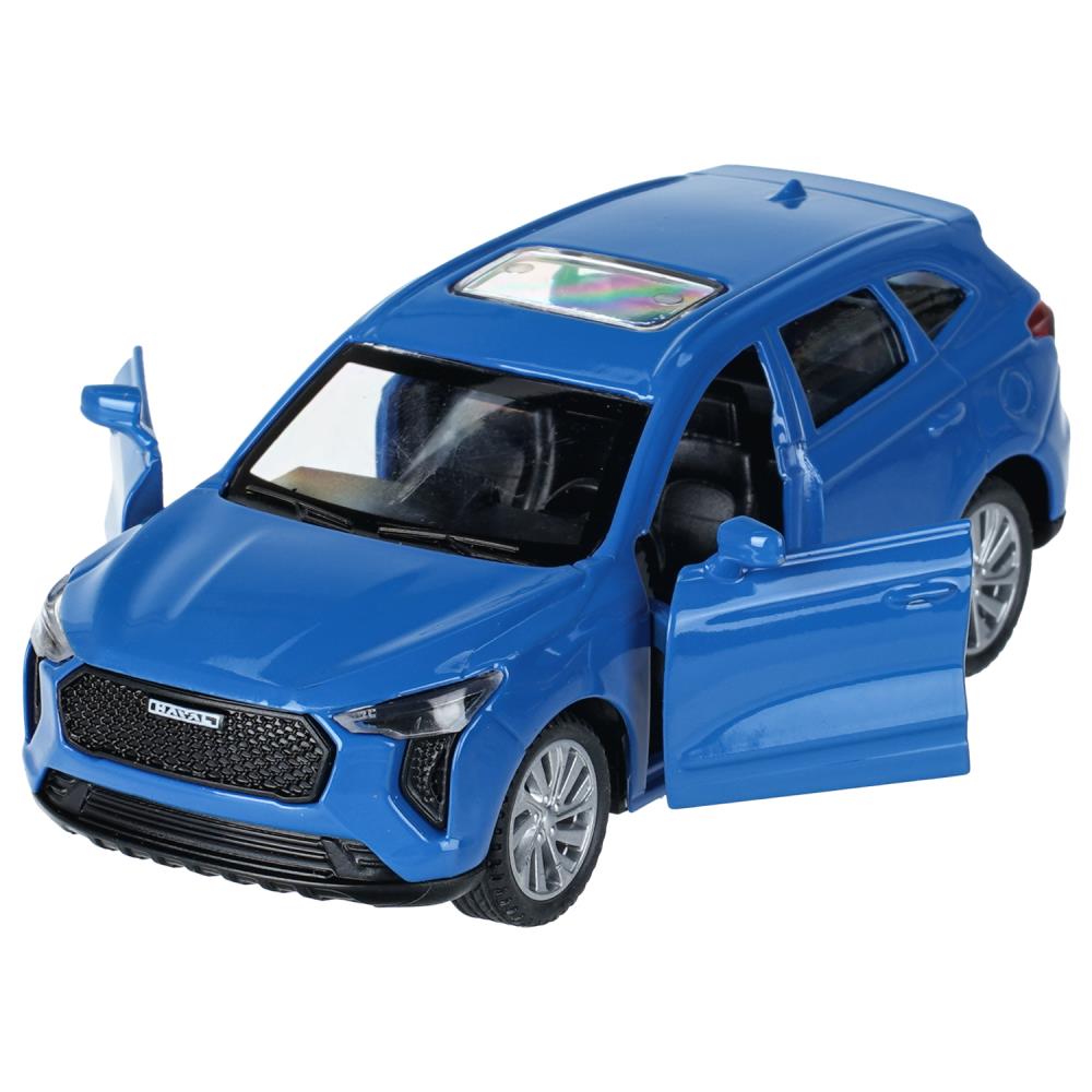 Машина металл haval jolion 10,5 см, двери, инерц. синий, Технопарк