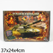 ИГРА НАСТОЛЬНАЯ "ТАНКОВЫЙ БОЙ" ЖЕСТКАЯ КОРОБКА 00994 в кор.9шт