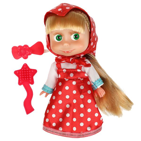 Кукла Маша И МЕДВЕДЬ маша 15 см, без звука, акс, кор КАРАПУЗ в кор.30шт