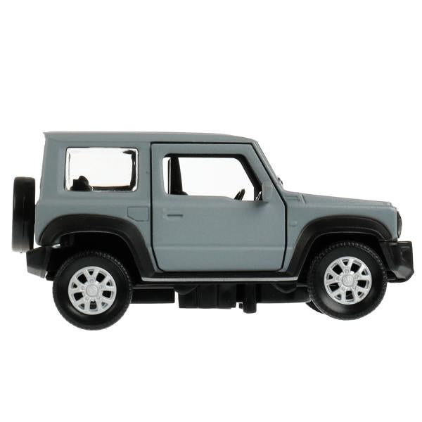 JIMNY-12FIL-GY335446 Машина металл SUZUKI JIMNY 11,5 см, двер, баг, инер, сер, кор. Технопарк в кор.
