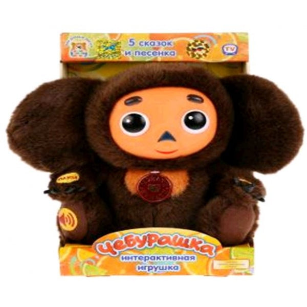 Игрушка мягкая СОЮЗМУЛЬТФИЛЬМ Чебурашка 5 сказ., 25см., озвуч., в кор. МУЛЬТИ-ПУЛЬТИ в кор.6шт